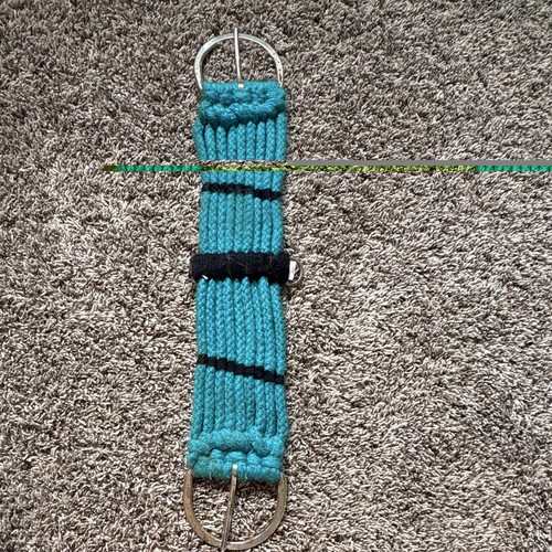 Turquoise mohair pony inch - pony,